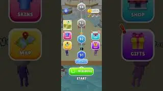 Bridge race games level ~ 89 - 93