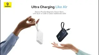 Baseus PicoGo Qi2 Magnetic Power Bank with Rotatable Stand 5000mAh 20W #Baseus