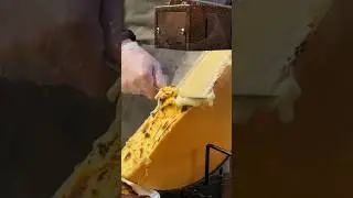 Cheesy feast &ldquo;Raclette&rdquo; a Swiss dish comes from the French word that means &ldquo;to scrape&rdquo;