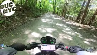 OFF ROAD on a Ducati MONSTER? - the back back roads of Pennsylvania - v1731