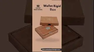 Custom Wallet Rigid Boxes | Custom Boxes Designs #businessgrowth #sale #cbdpackaging