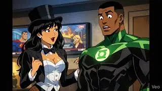 DC Comics AI Animation Test 🔥#dccomics #ai #animation #justiceleagueunlimited 