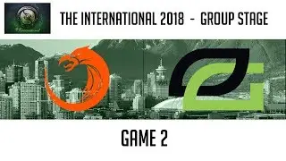 TNC Predator vs OpTic Gaming (Game 2) | The International 2018: Group Stage