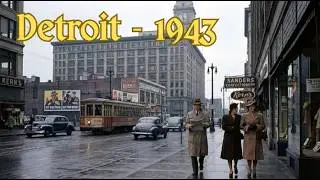 Life in Detroit in 1943 (AI Reconstruction)