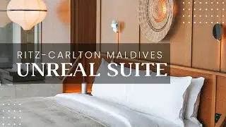 I&rsquo;ve NEVER seen a room like this- have you?? Ritz-Carlton, Maldives