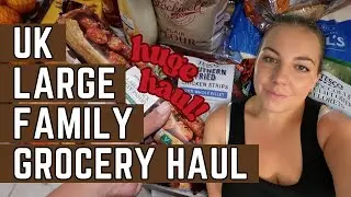Weekly Grocery Haul | Large Family Grocery Haul | UK Family Grocery Haul #momvlog #ukmum