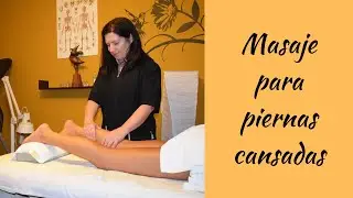 Masaje para piernas cansadas