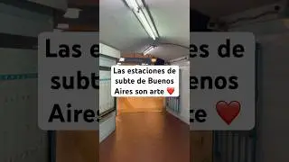 Ojal&aacute; estaciones as&iacute; en Europa!!! #subte #buenosaires