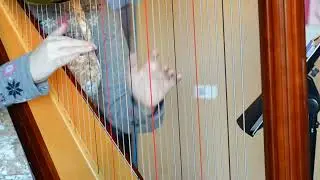 Gymnop&egrave;die no. 1, HARP SOLO, Erik Satie - Sam Hickman, Singing Harpist