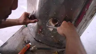 Transforming old electric kiln into a raku kiln - Clay Craft Malaysia