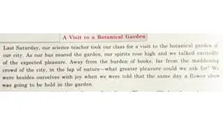 Write an essay on A Visit to a Garden in english || Easy English Essay ||