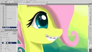 Let's Paint Fluttershy - Young Fluttershy