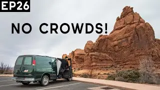 ARCHES NATIONAL PARK in the WINTER!