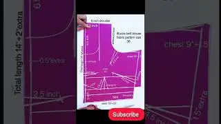 #learnsewing 🪡🧵#easystitch #blousepattern #drafting #ideas #followformore ➡️➡️