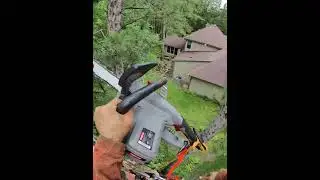 SLIPPED OUT #butter #finger #candy #heavy #logs #tree #remove #drop #weight #accident #fail #crash #