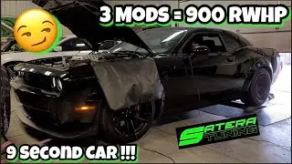 900 RWHP REDEYE CHALLENGER WITH 3 SIMPLE BOLTS ON.