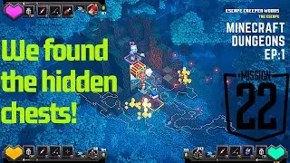 WE FOUND ALL THE HIDDEN CHESTS! MINECRAFT DUNGEONS PART 1