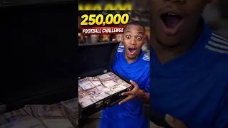 He traveled 12 hours for a 250,000 football challenge 🤯