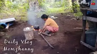 Silent vlog 🍒 akhirnya punya WC dirumah, lanjut beberes rumah,nyuci,bantu suami kerja,masak🌱