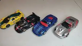 Track test of Ninco McLaren and Callaway GTR  slot cars