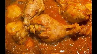 Chicken curry with turnips