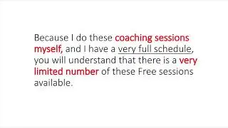 Application Coaching #6 (6th Try, sped up to 108%)