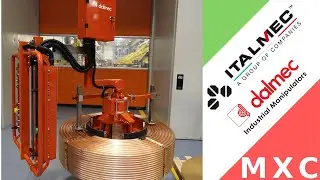 Dalmec Pneumatic Manipulator for handling Tube Rolls.