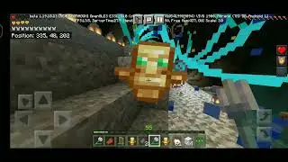 op Trident part 3 warden kill me in Minecraft #shots