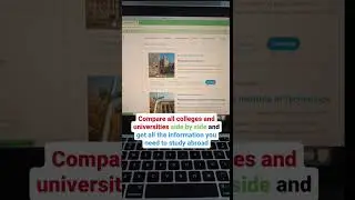 How to compare colleges to find the perfect fit abroad? #studyabroad #internationalstudents