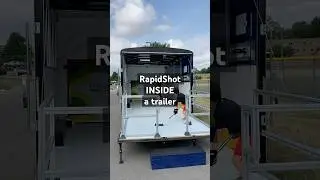 RapidShot INSIDE a trailer? What? #rapidshothockey #hockey #rapidshot
