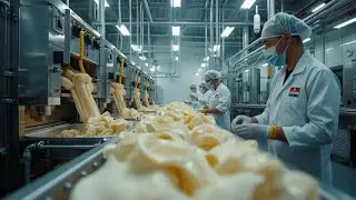 Inside a Real Ice Cream Factory | How Vanilla Ice Cream Is Made Step by Step