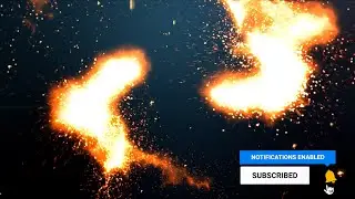 Free After Effects Intro Template : Fire Particles Intro Template for After Effects
