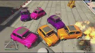 The best worst GTA race ever - GTAV Online funny moments and fails 