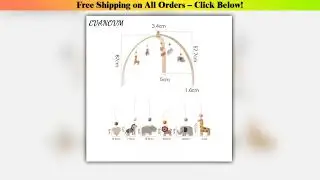 1set Mobile Hanging Baby Wooden Rattle Toys Play Gym Sensory Toys Foldable Play Gym Frame Activity