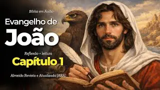 João 1 - Almeida Revista e Atualizada | A Bíblia em Áudio | (Reflexão +  Leitura do capítulo)