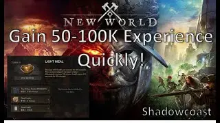 Fast XP in New World! Easy 50-100K Experience in Minutes in New World (Cooking FTW)!