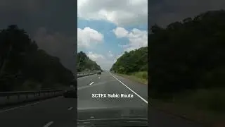 Beautiful scenic Mountain along the Expressway | SCTEX Subic Route #travel #sctex