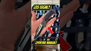 &iquest;PORTAR UNA NAVAJA ES LEGAL? #armasmys #curiosidades #defensapersonal #knife #shorts