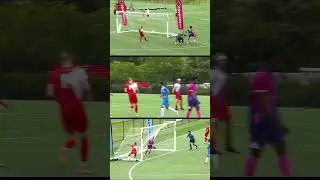 Soccer action like you have never seen before! 3 goals, 3 teams, one ball! #soccershorts #soccergame