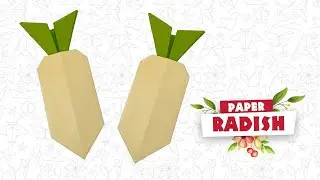 Paper Radish | How to make Paper Radish | Easy Craft