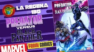 PREDATOR versus BLACK PANTHER MARVEL comics PANINI M&eacute;xico La rese&ntilde;a #135