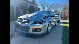 Saving my Mazdaspeed 6 from insurance after hitting a deer at 50MPH! Part 1
