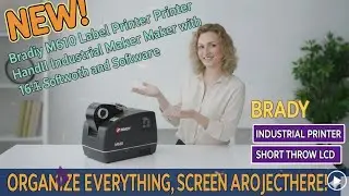 Brady M610 Label Printer Handheld Industrial Label Maker with Bluetooth and Software