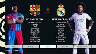 Barcelona vs Real Madrid feat. Aubameyang, Adama Traore, F. Torres | eFootball PES