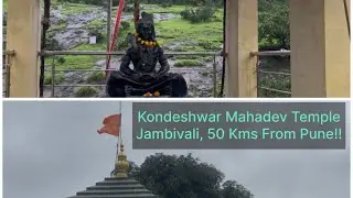 Shree Kondeshwar Mahadev Temple& Waterfalls Jambhavali ! Only 50 Kms From Pune ! #mahadev