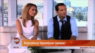 World's Fastest Hypnotist Sean Michael Andrews on Polish TV