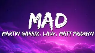 Martin Garrix & Lauv - MAD (Matt Pridgyn Remix) [Lyrics]
