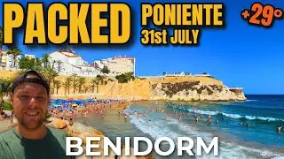 BENIDORM - Exploring the Thriving Poniente Beach & Lively Bars!