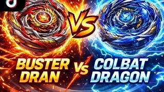 Beyblade battle Buster Dran vs Colbat Dragon #beyblade #beybladex 