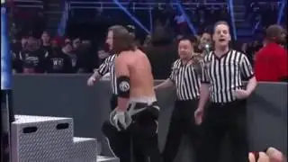 A.J. Styles vs James Ellsworth 20 December 2016 - WWE Smackdown 12/20/16